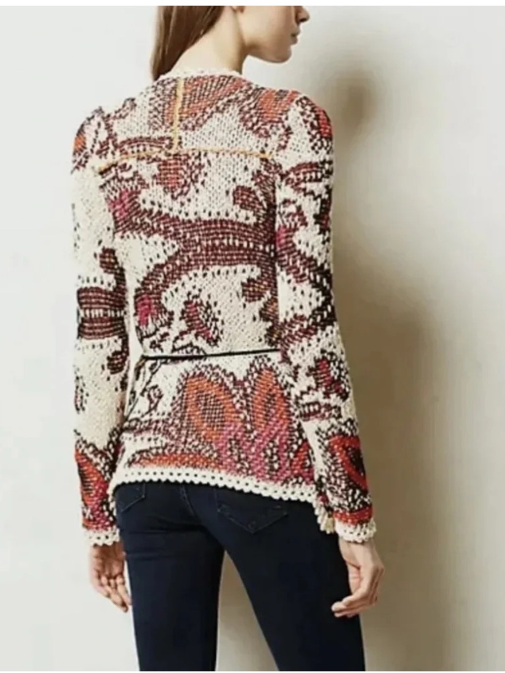 Moth pleaides knit cardigan sweater - Picture 3 of 6